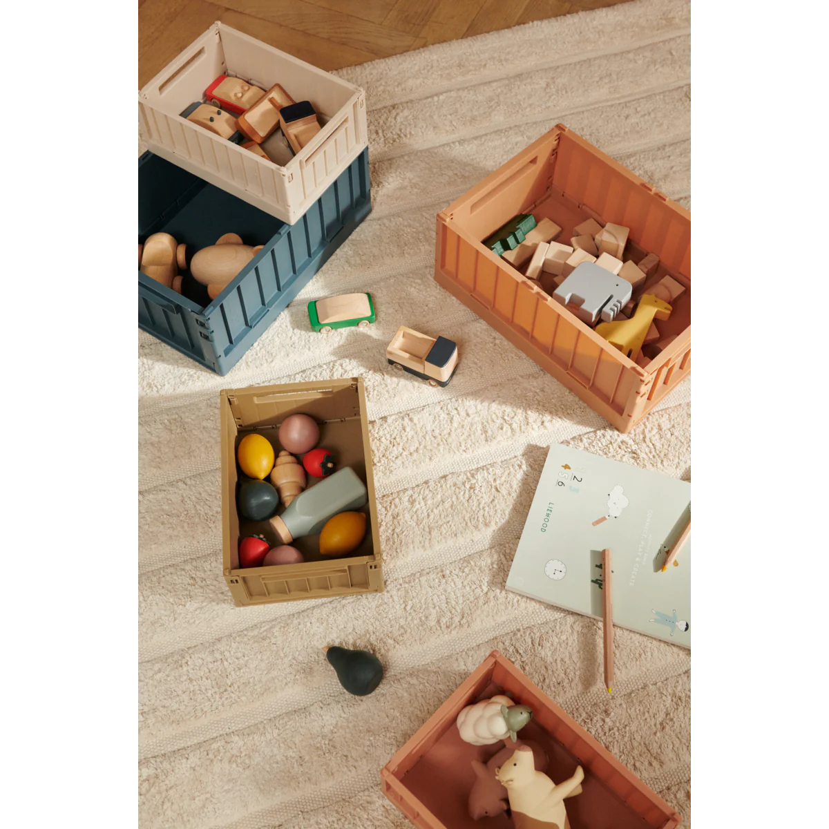 WESTON SMALL STORAGE BOX 2-PACK SANDY