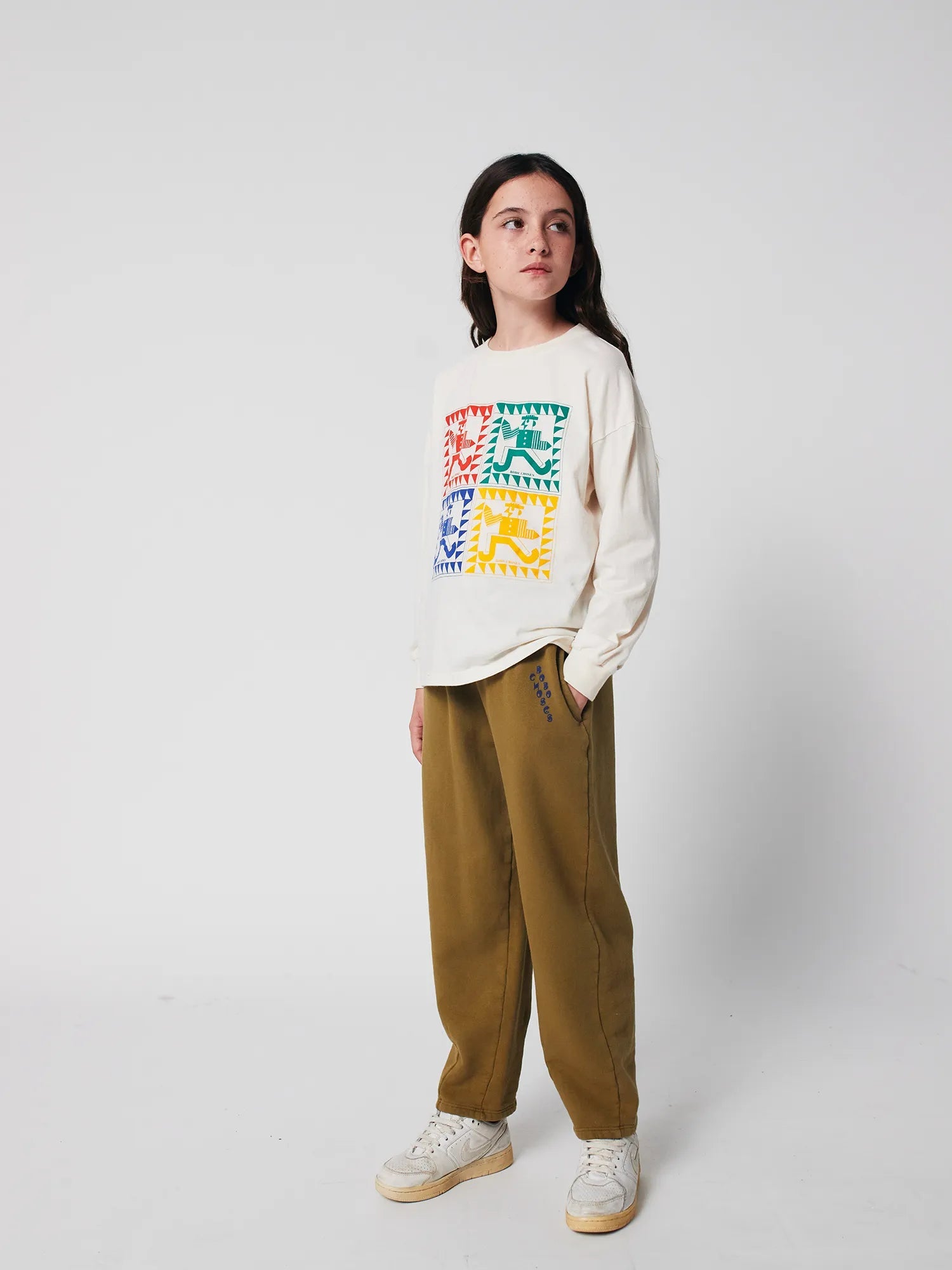 Bobo Choses polo jogging pants ( KHAKI )
