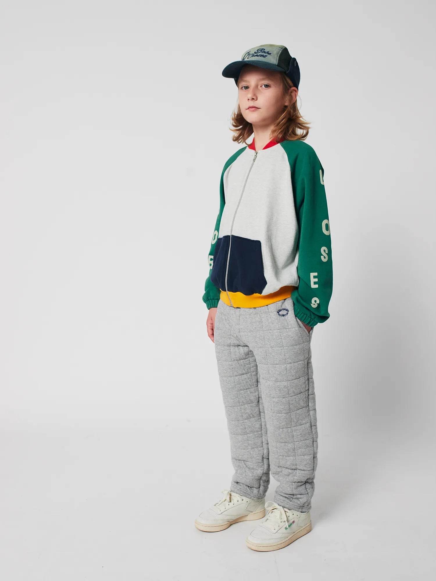 Quilted jogging pants ( Heather Gray )