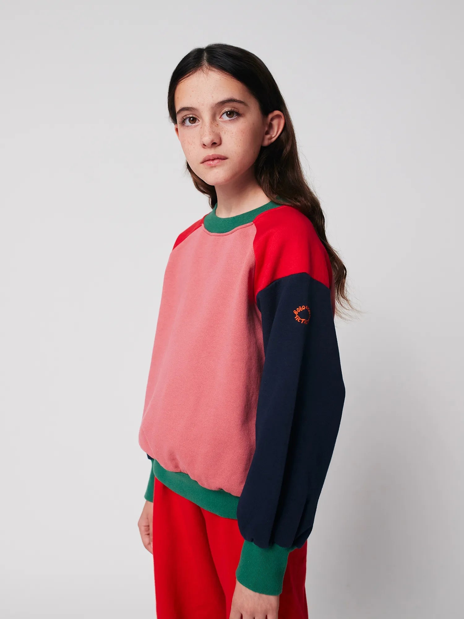 Tic Tac Toe color block sweatshirt ( multicolor )