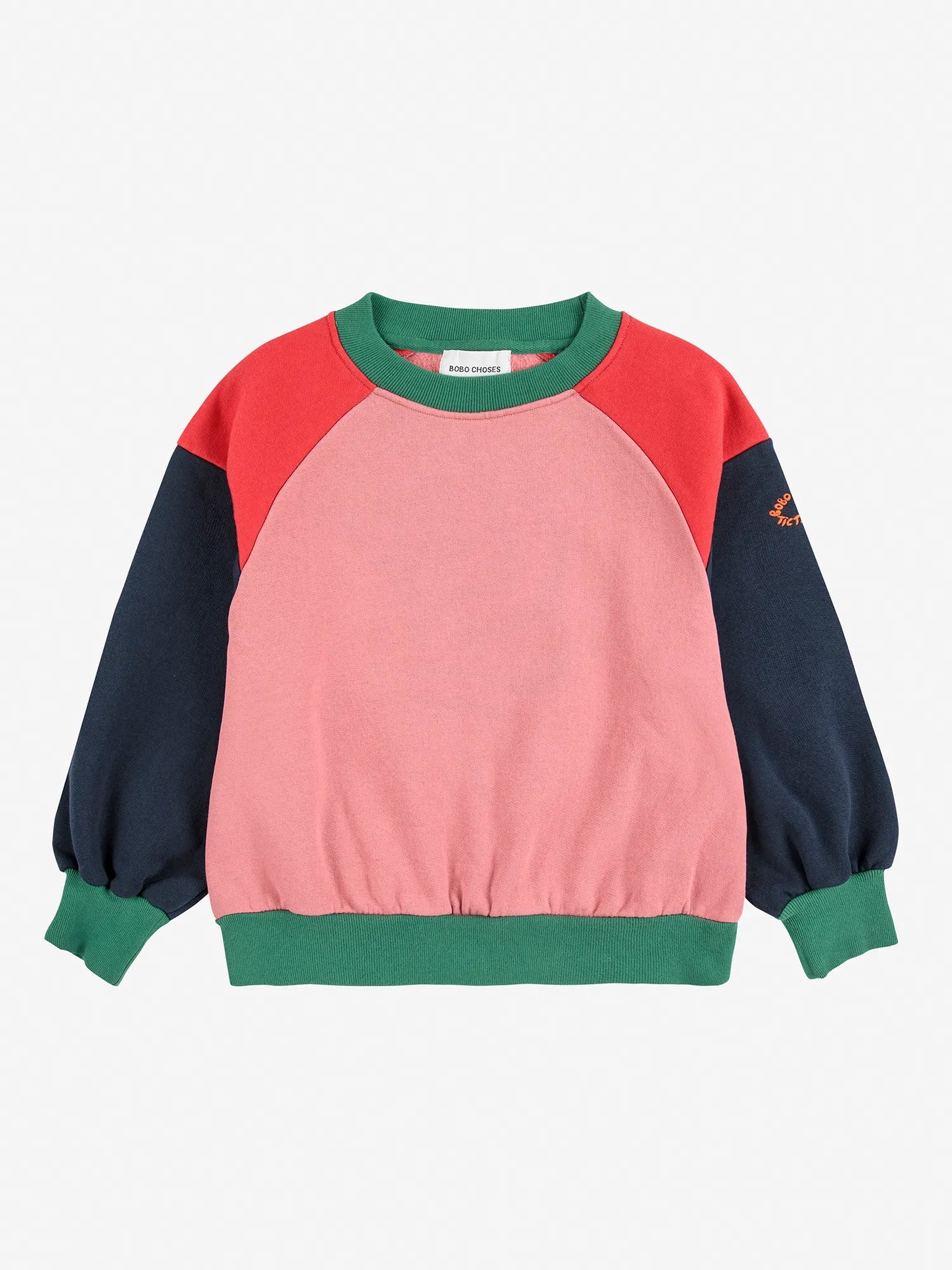 Tic Tac Toe color block sweatshirt ( multicolor )