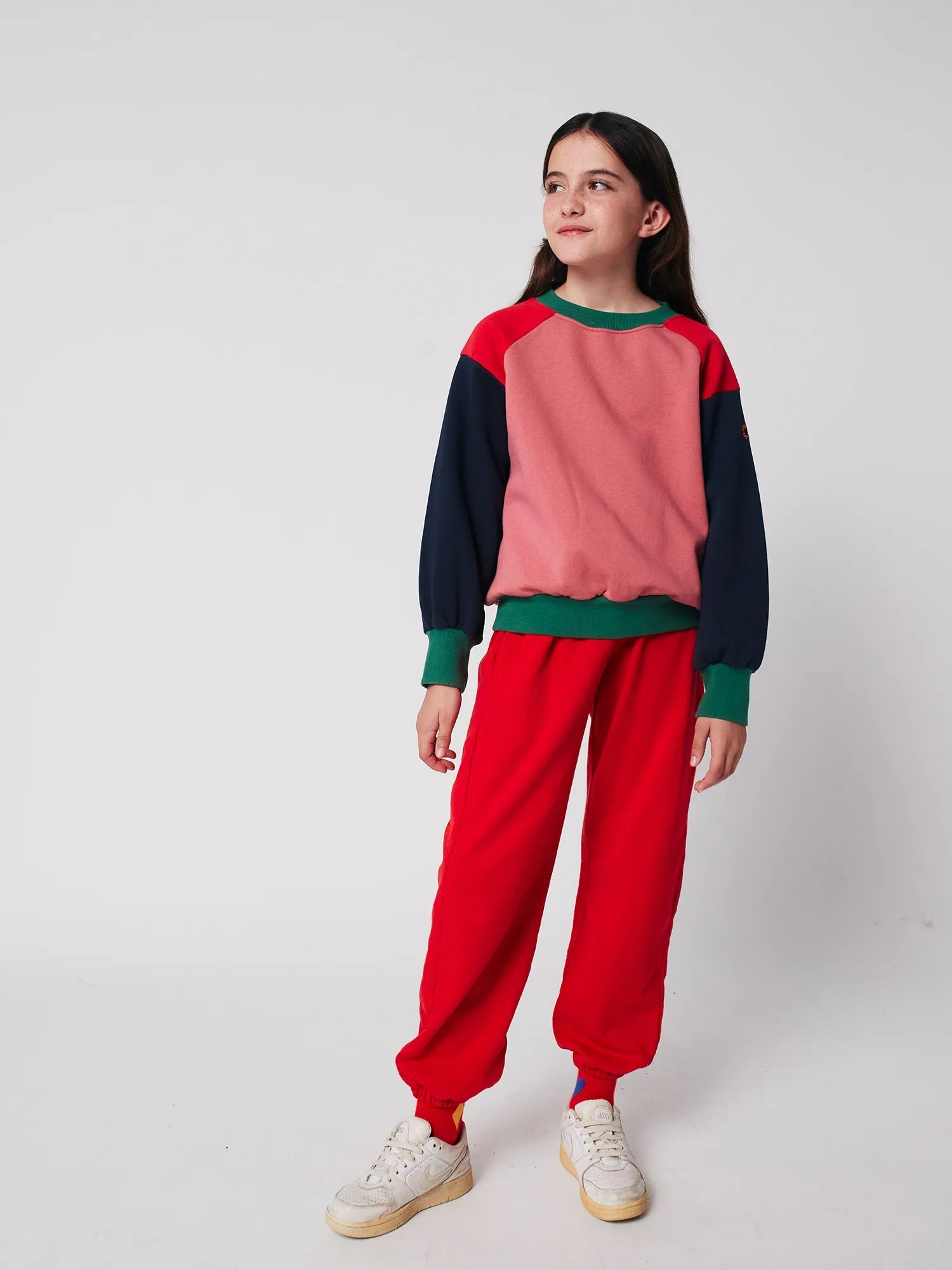 Tic Tac Toe color block sweatshirt ( multicolor )