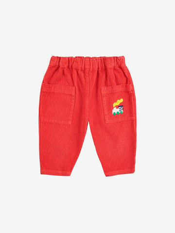 Bobo Choo Choo corduroy pants ( Red )