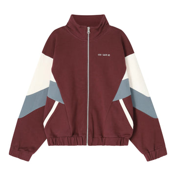 Jog jacket ( Burgundy )