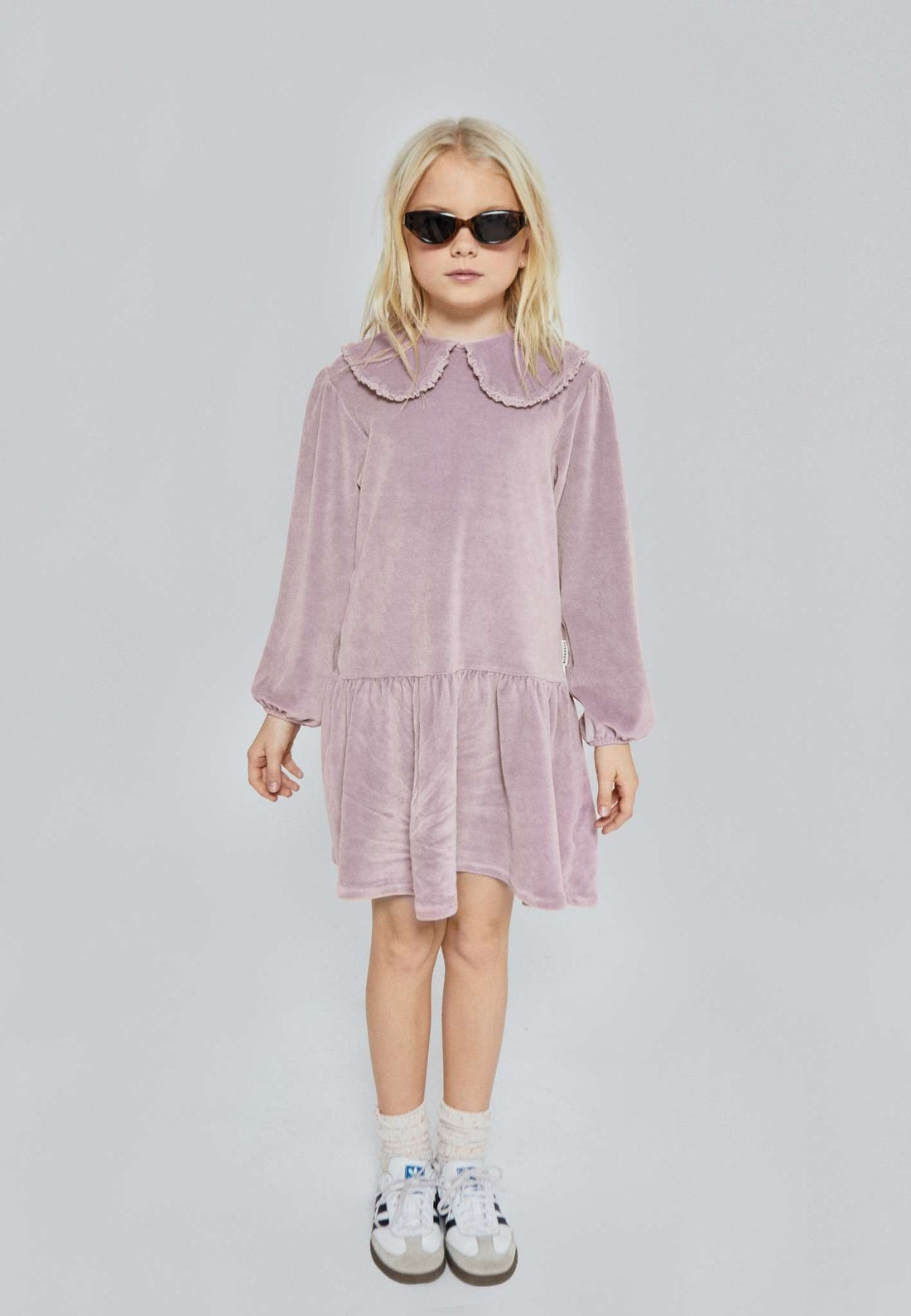 Aurora Velvet dress ( Mauve )