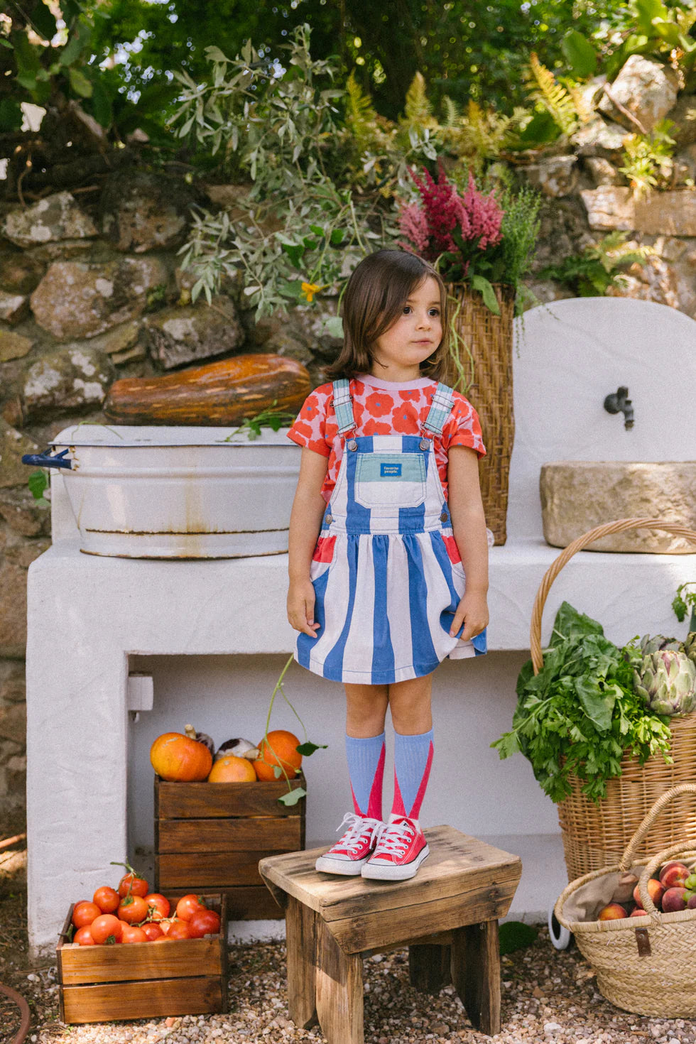 Capri skirt overall kids