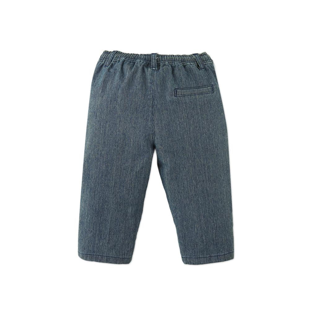 Baby Jean Dark Wash Denim Pants ( blue )