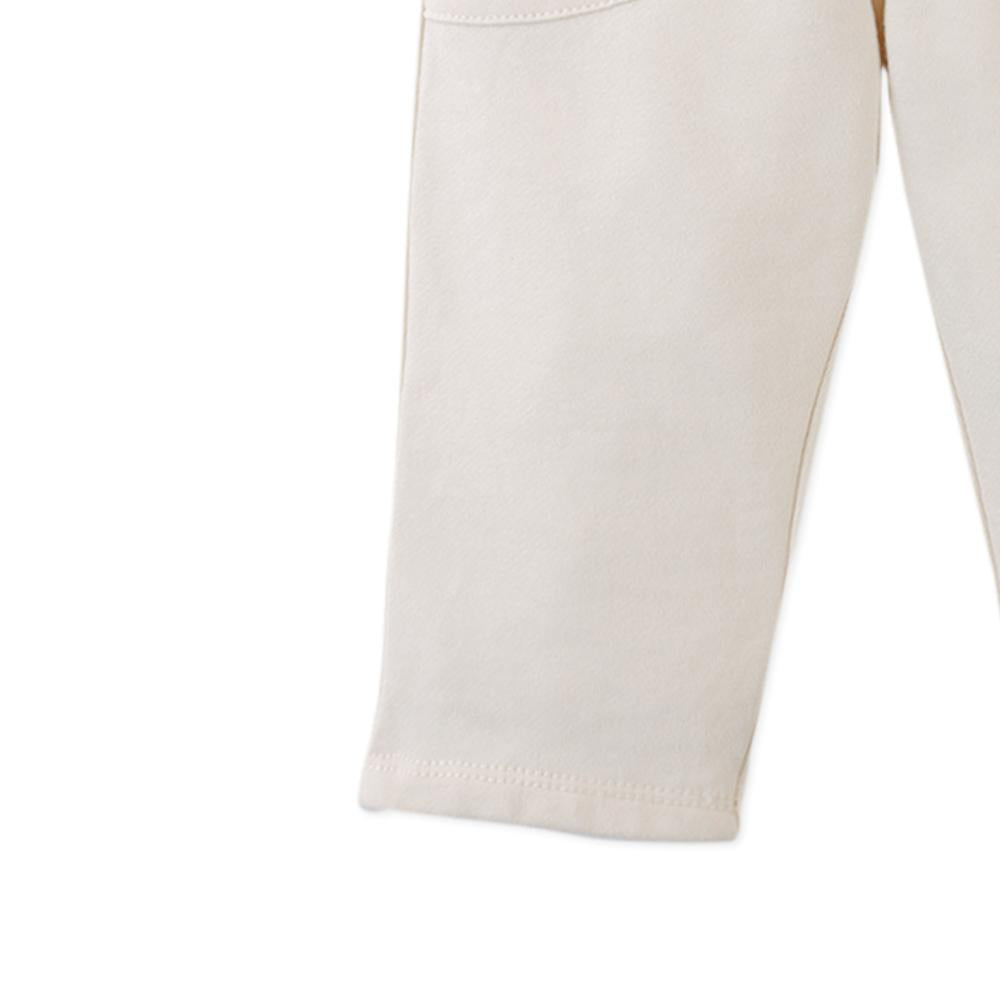 Baby Timothee Terry Fleece Drawstring Joggers ( white )