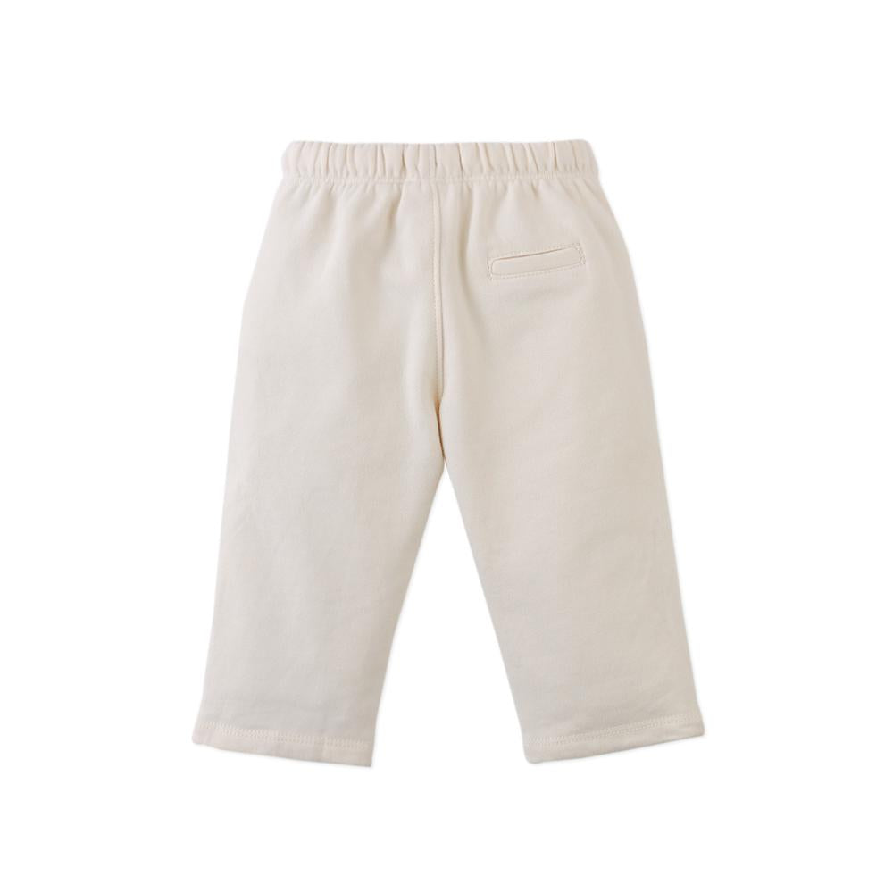 Baby Timothee Terry Fleece Drawstring Joggers ( white )