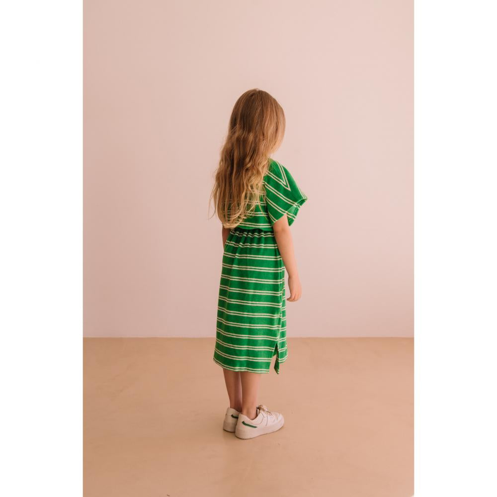 Robe april summer green stripes