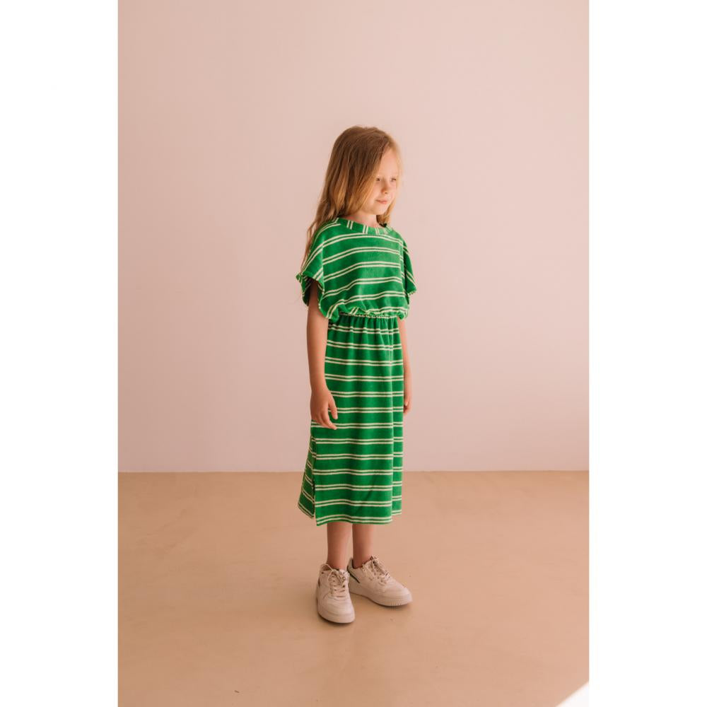 Robe april summer green stripes