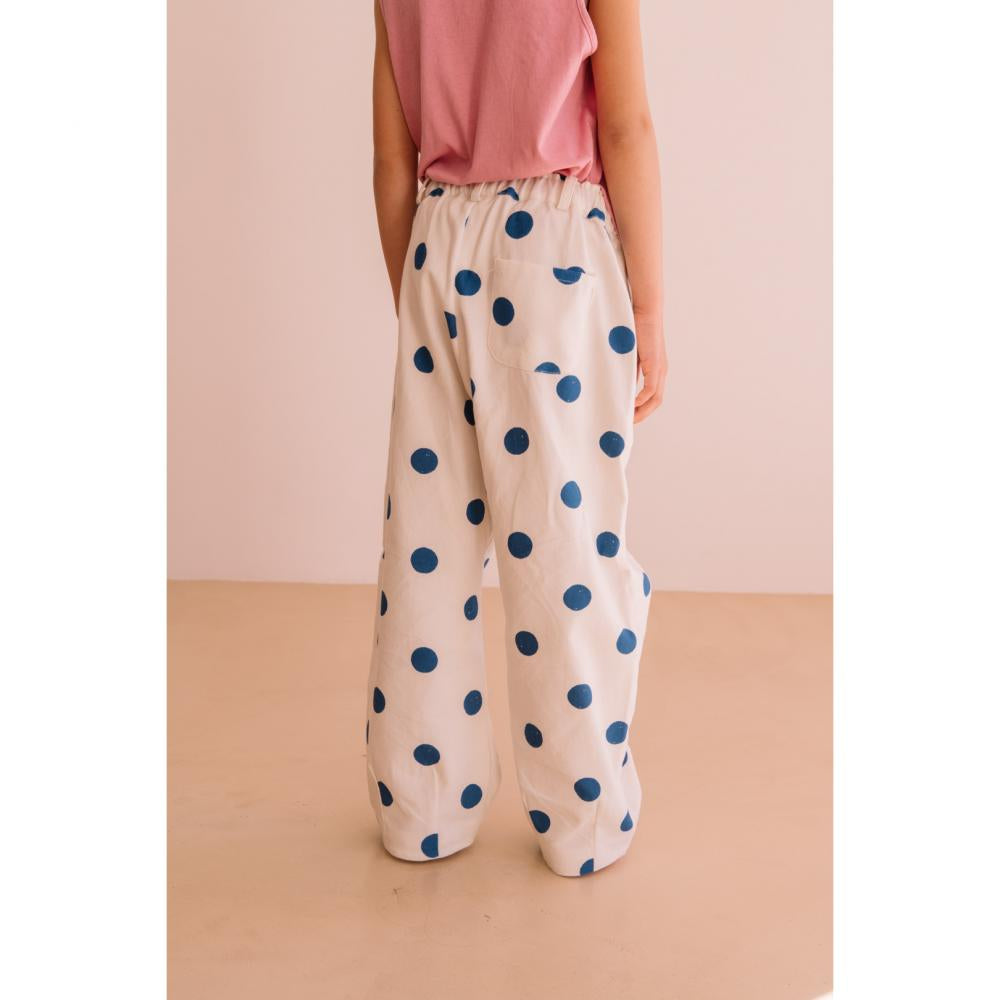 Pantalon Elia blue dots