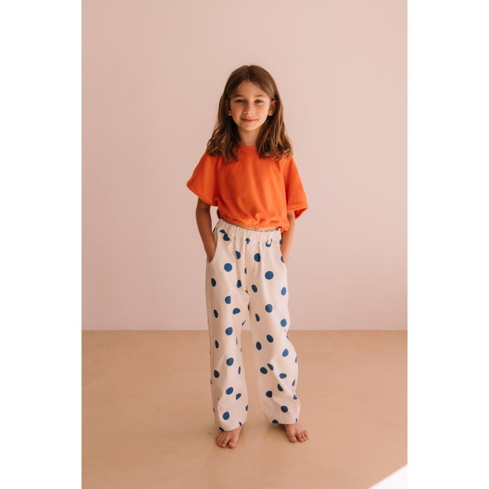 Pantalon Elia blue dots