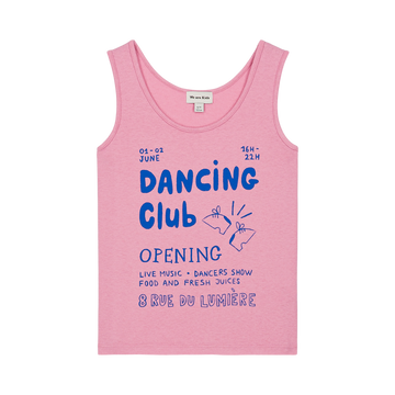 Debardeur marcel pink dancing