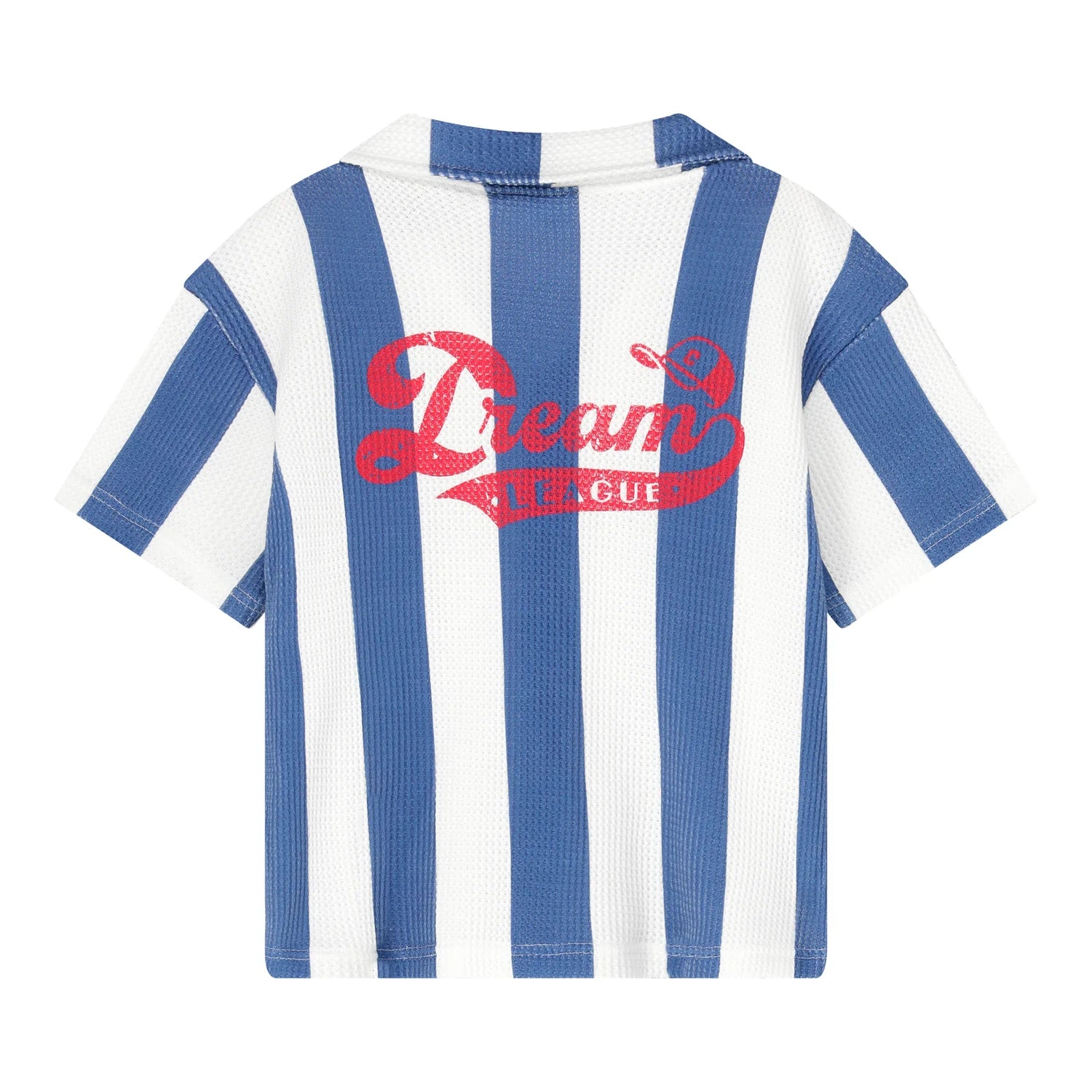 BOLD STRIPE PIQUE SHIRT & SHORT ( SET )