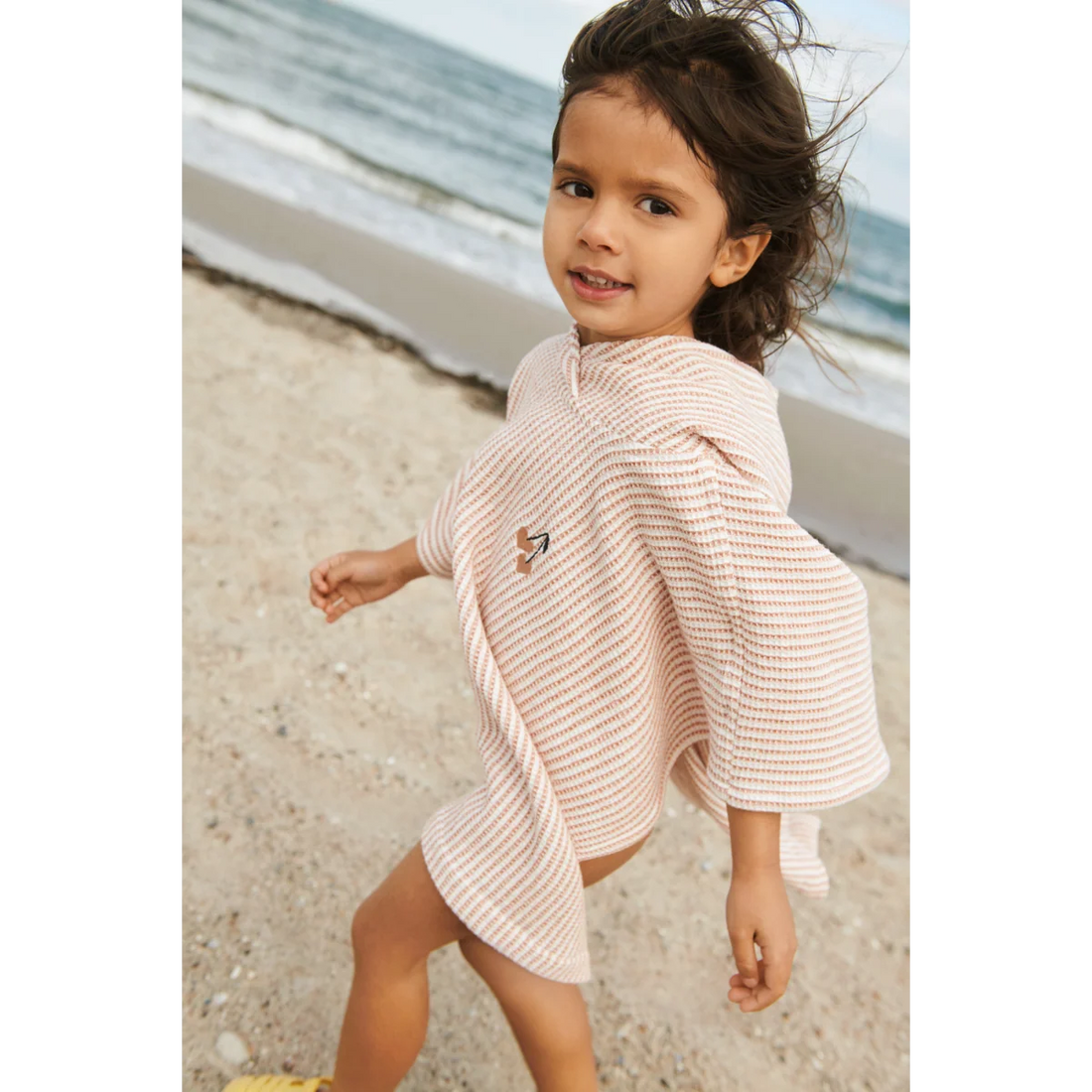 PACO EMBROIDERY PONCHO / Tuscany rose