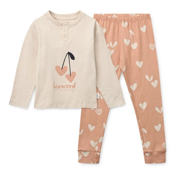WILHELM PRINTED PYJAMAS SET/ pale tuscany