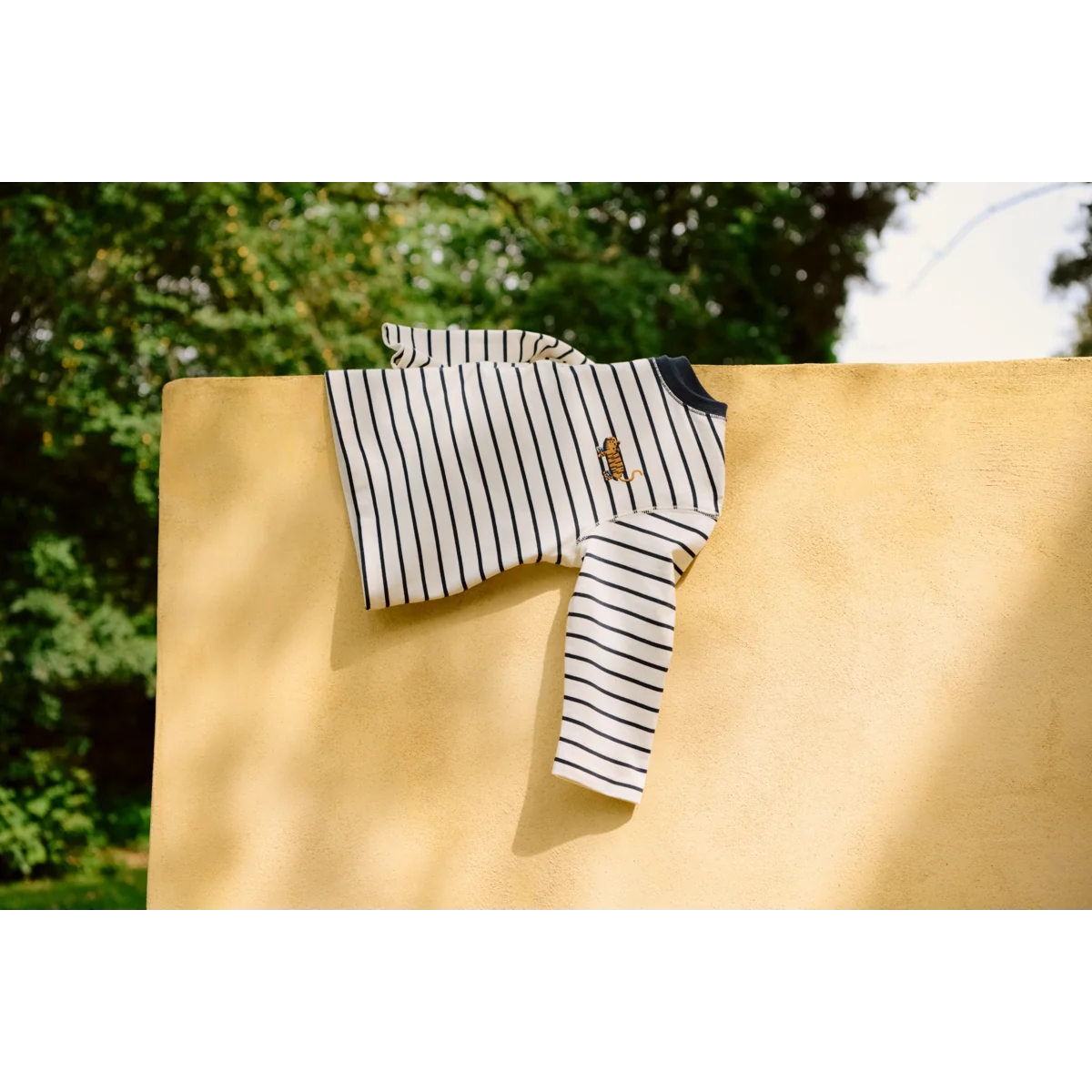 TYLER STRIPED LONG-SLEEVE T-SHIRT
