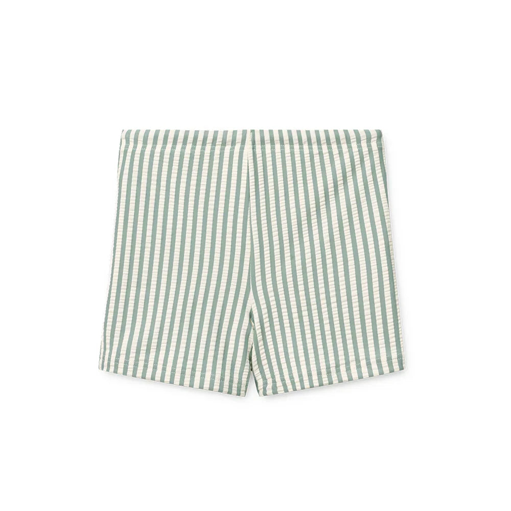 Swim trunks Otto Seersucker Stripe Peppermint/Cream De La Cream