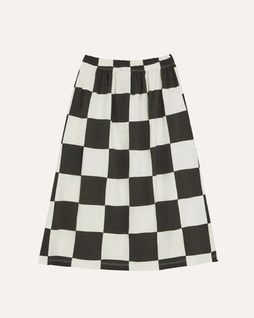 Checked skirt