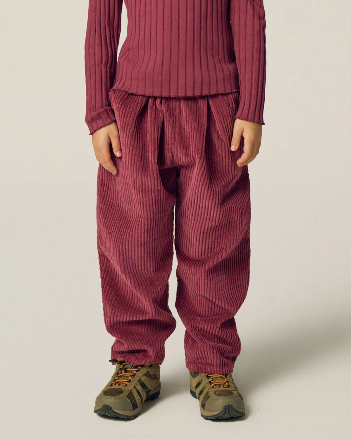 Burgundy Corduroy Trousers