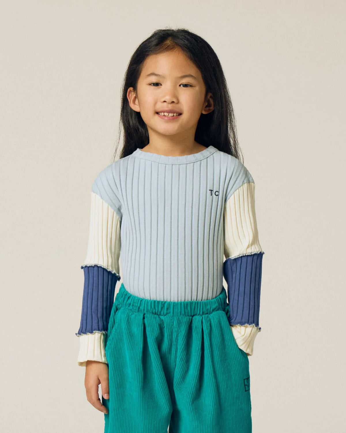 Light Blue Contrast Tshirt