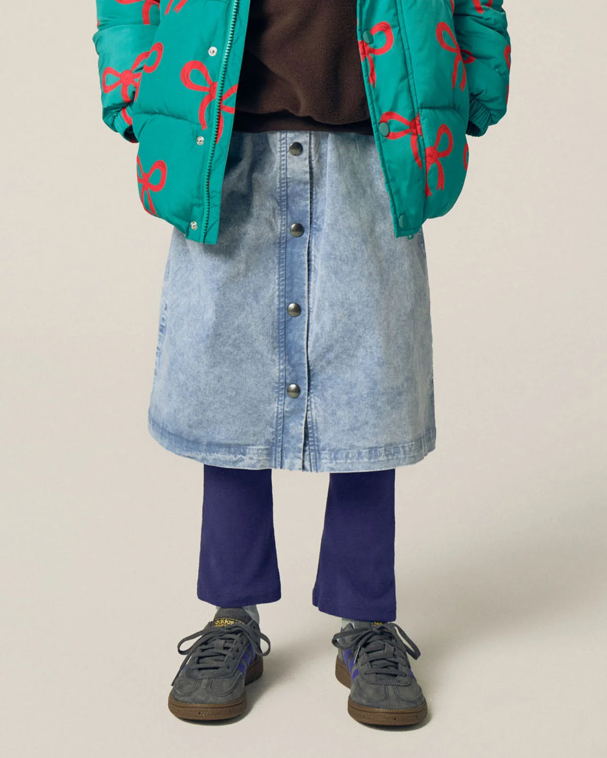 Light Blue Denim Skirt