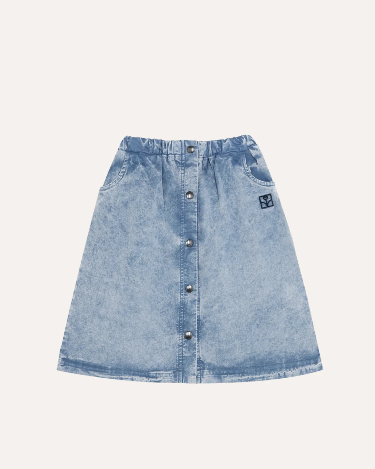 Light Blue Denim Skirt