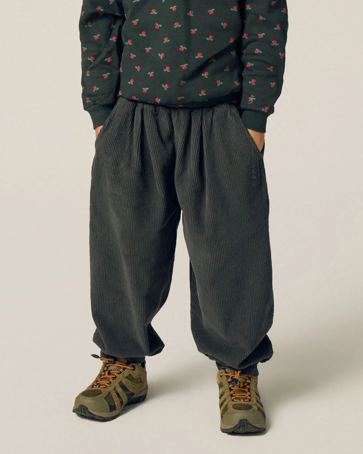 Grey Corduroy Trousers