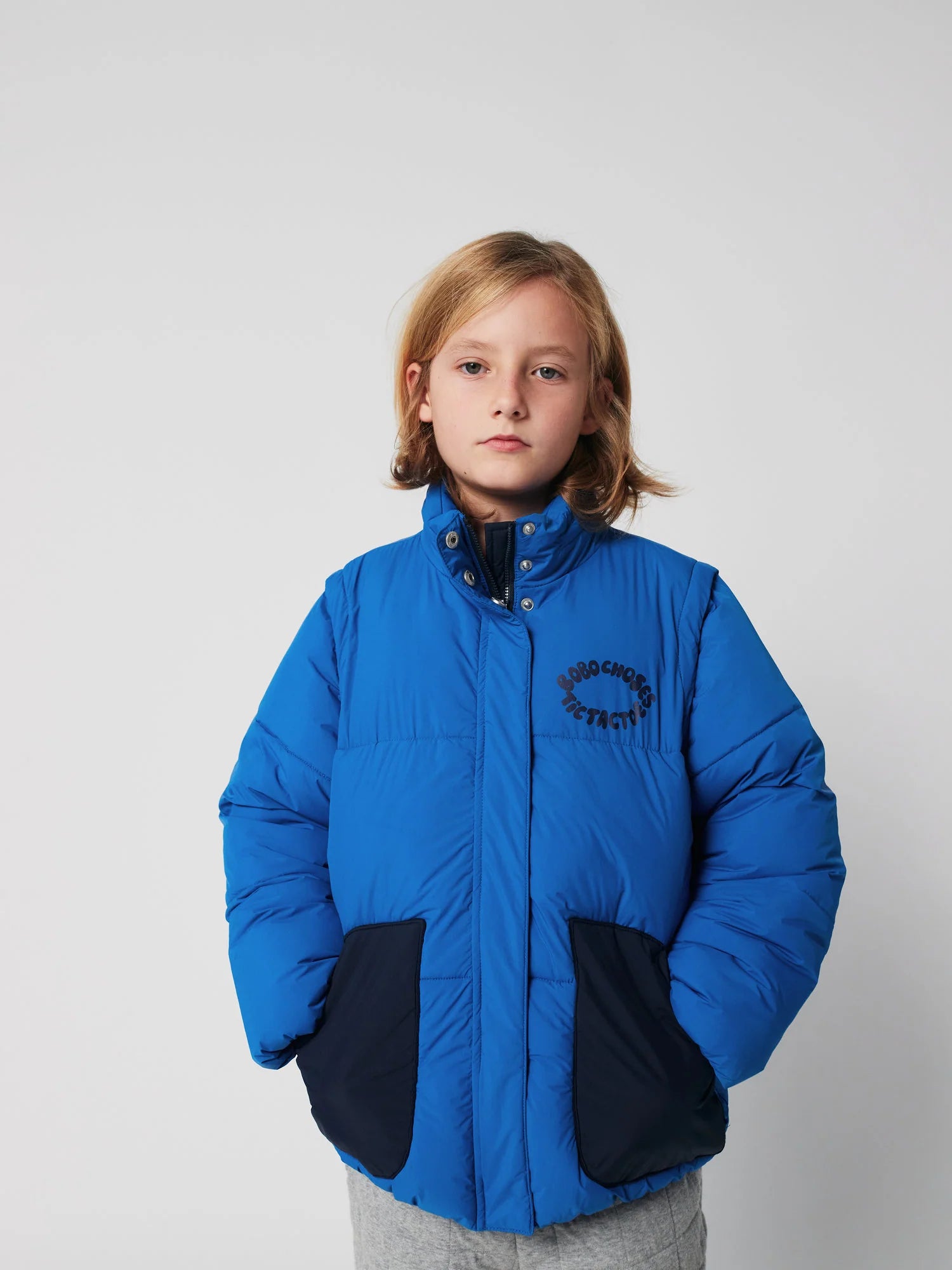 Tic Tac Toe padded anorak (2-in-1 Jacket & Vest)