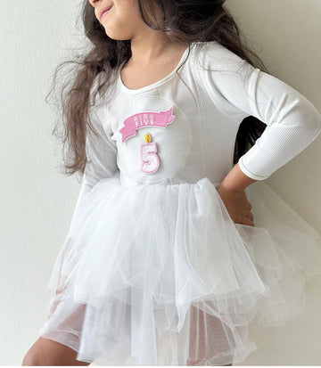 Birthday Tull dress ( only dress - without  patches )