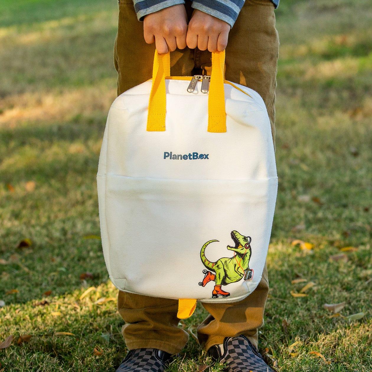 Lunch Tote Bag - Peach Rainbow