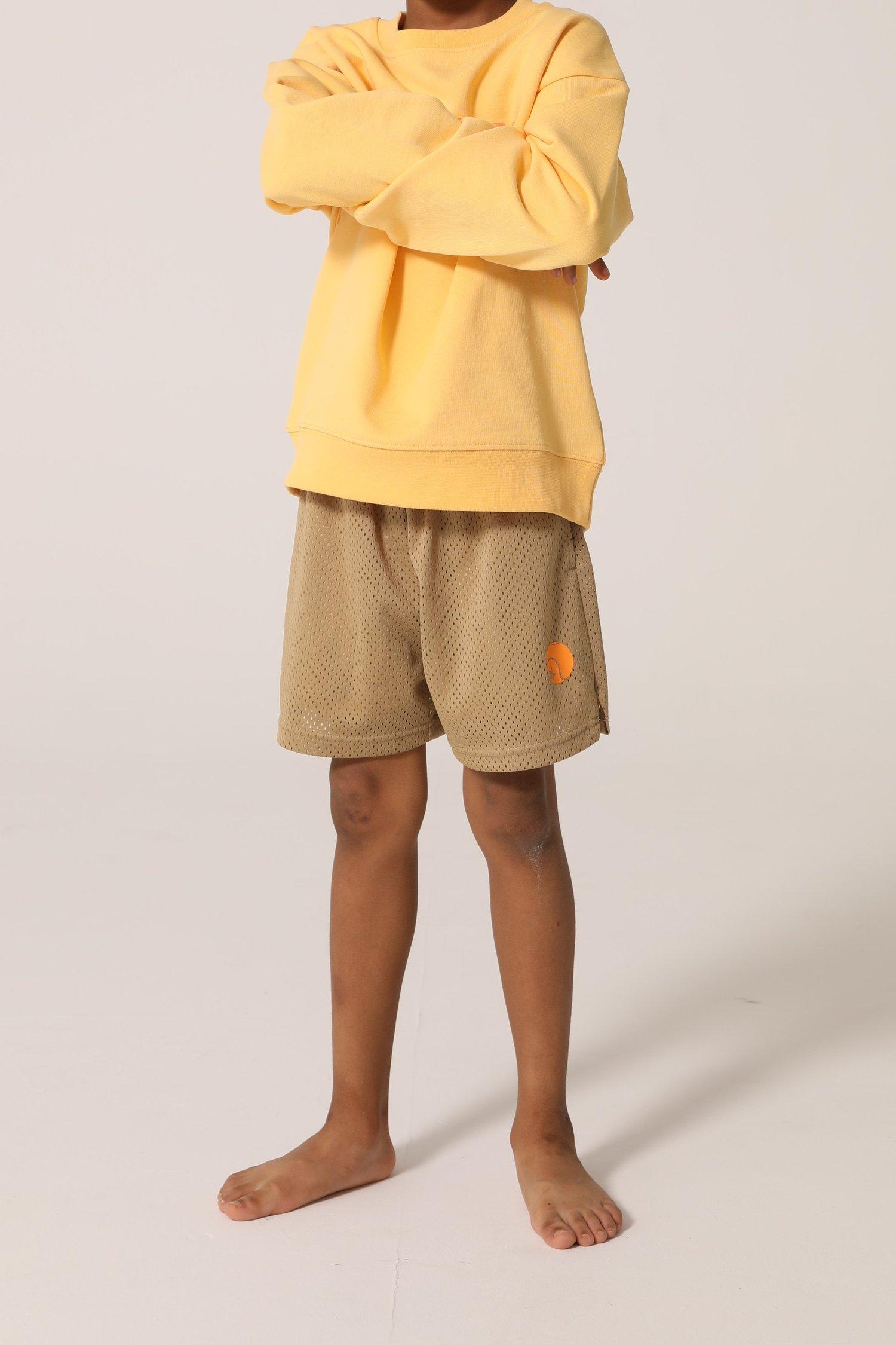 Mesh Tennis Short - Beige