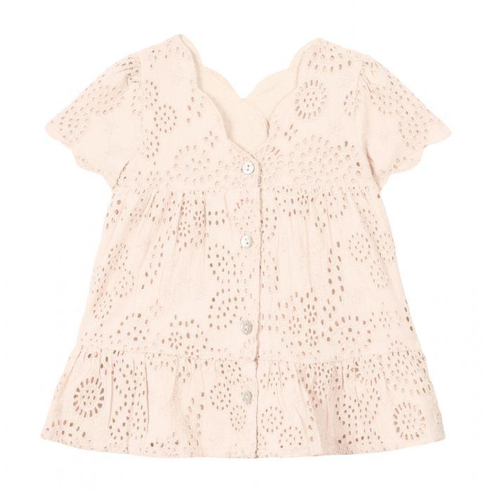 Rose Pale Eyelit Dress