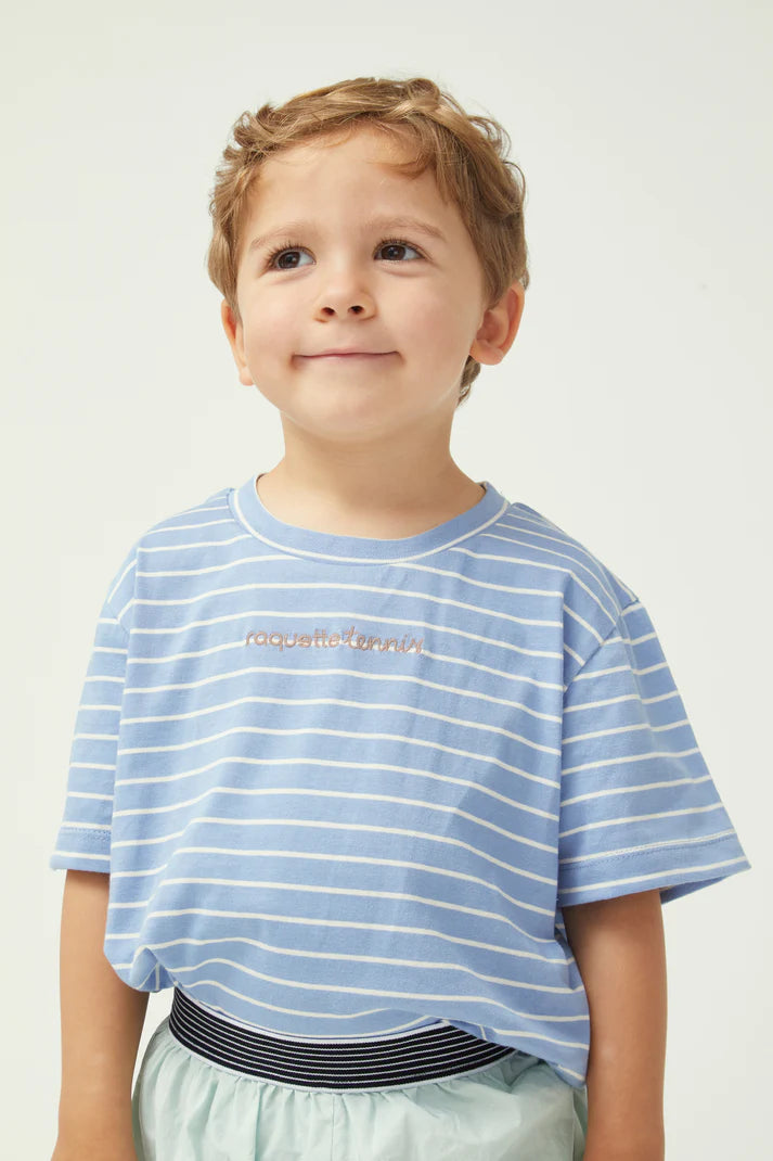 Striped Summer Tennis Tee - Grapemist