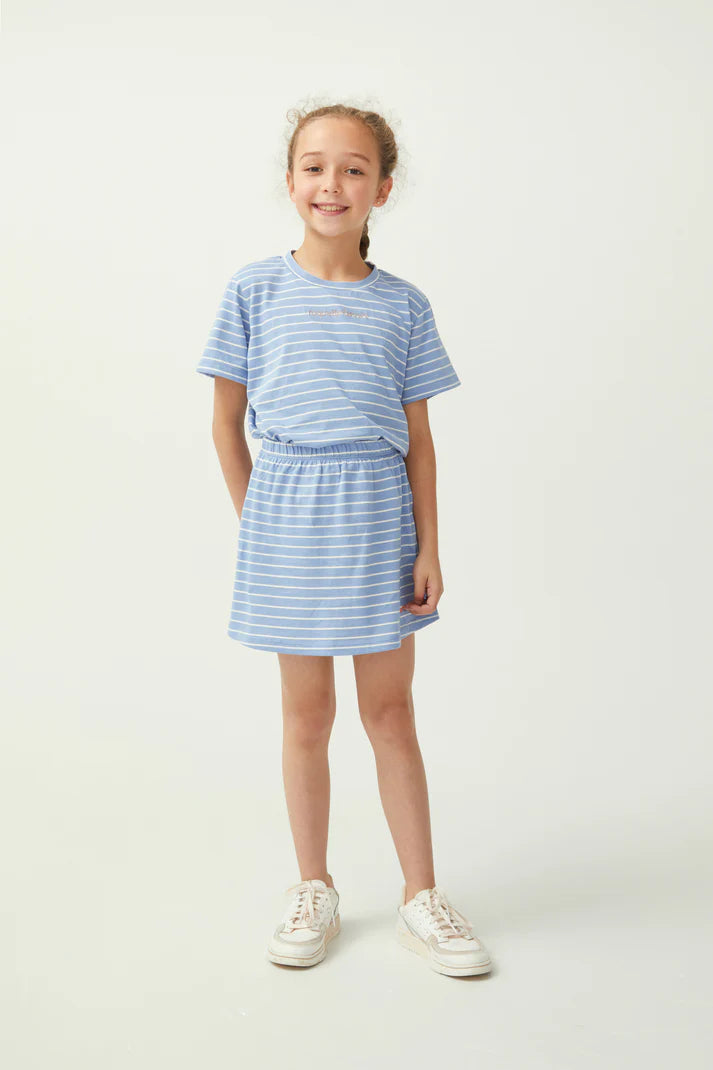 Striped Summer Tennis Tee - Grapemist