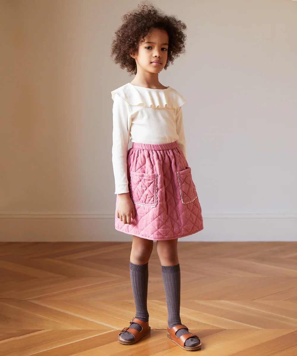 Quilted Skirt Rose