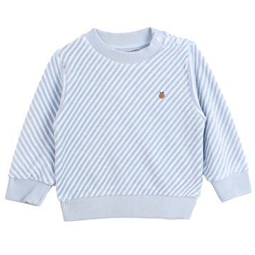 Striped Terry Sweater