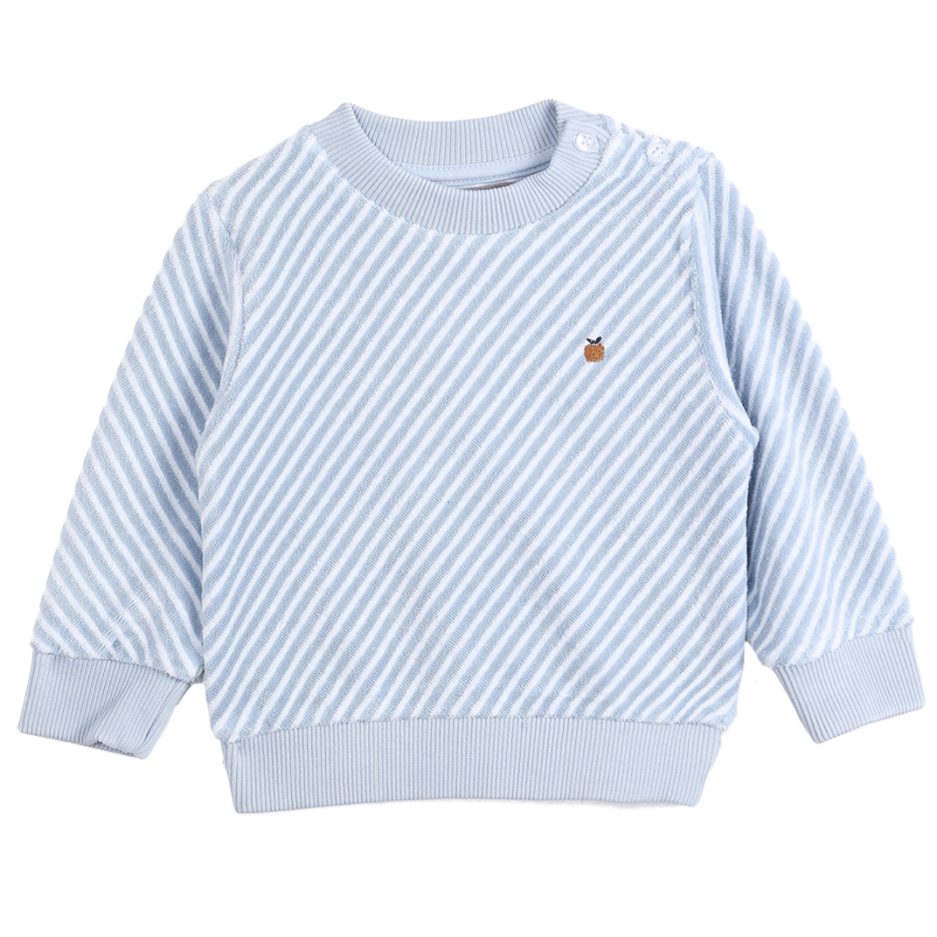 Striped Terry Sweater