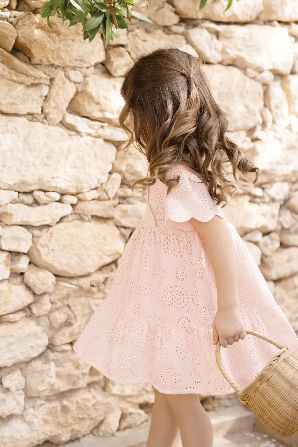 Rose Pale Eyelit Dress