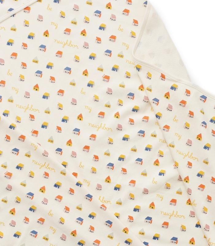 Bunny House Blanket - White