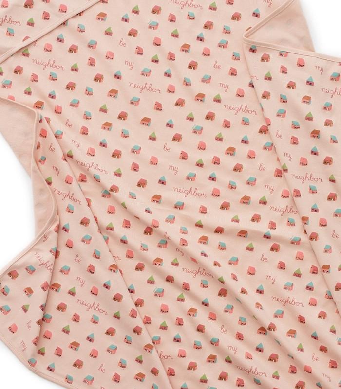 Bunny House Blanket - Blush