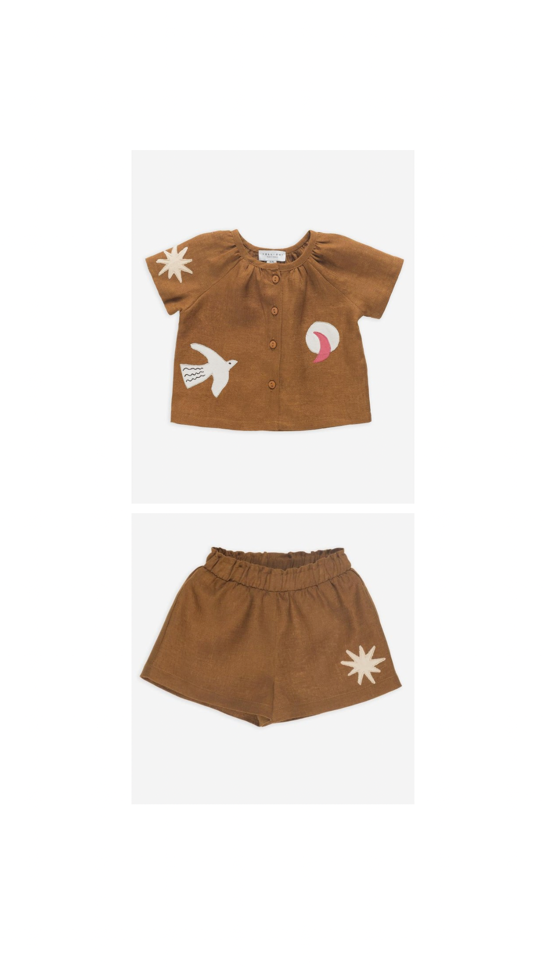 Baby Bermuda and Linen Shirt Hazel Set