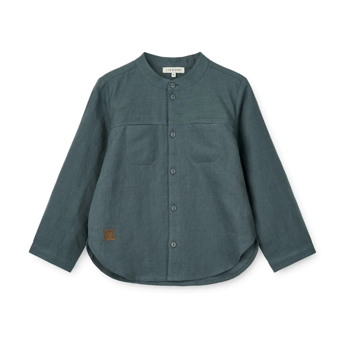 Flynn Linen Shirt - Whale Blue