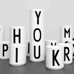 Letter Personal Cup
