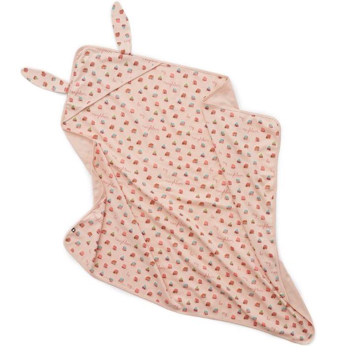 Bunny House Blanket - Blush
