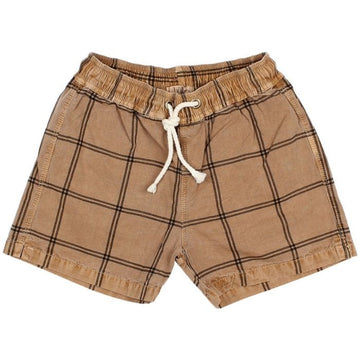 Check Swimsuit - Sugar Brown