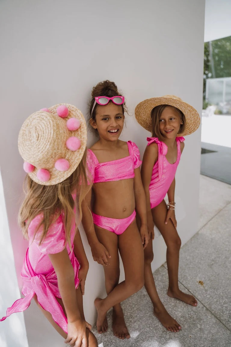 Daisy Bikini - Glitter Neon Pink