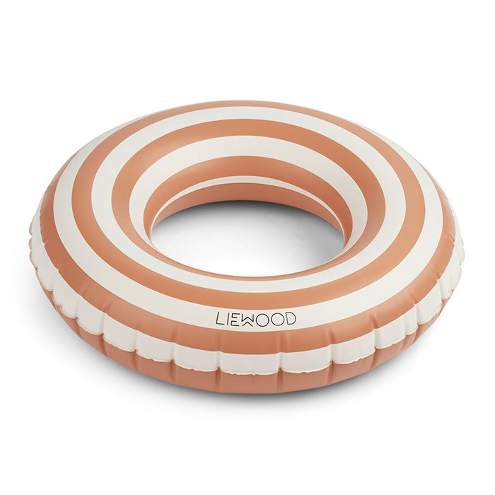 Baloo Swim Ring - Stripe | Tuscany Rose | Creme de la creme