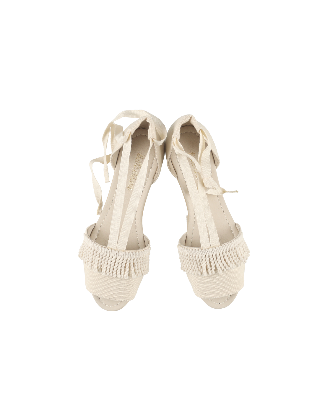 Ecru Fleece Espadrille